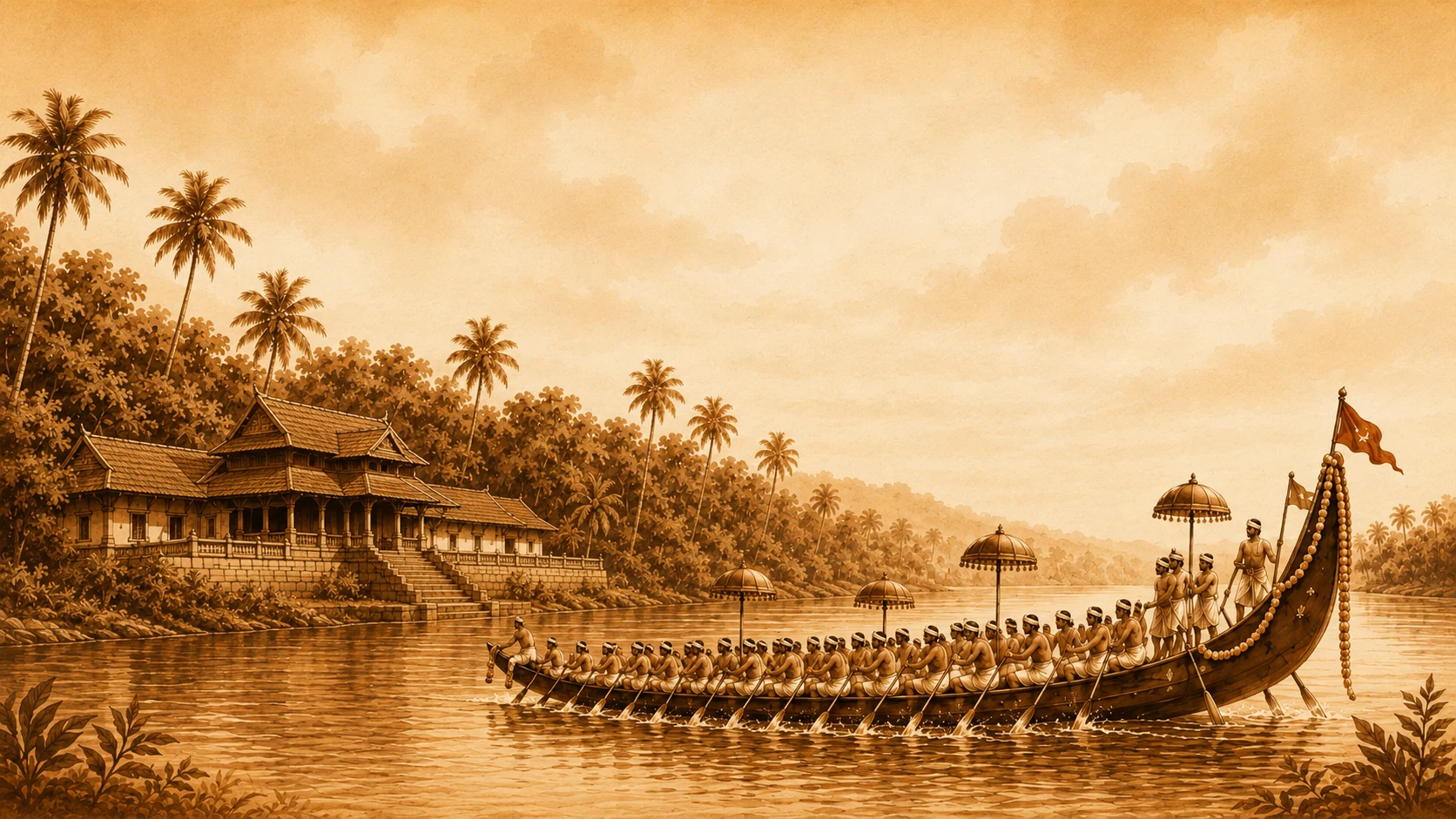 Aranmula heritage illustration